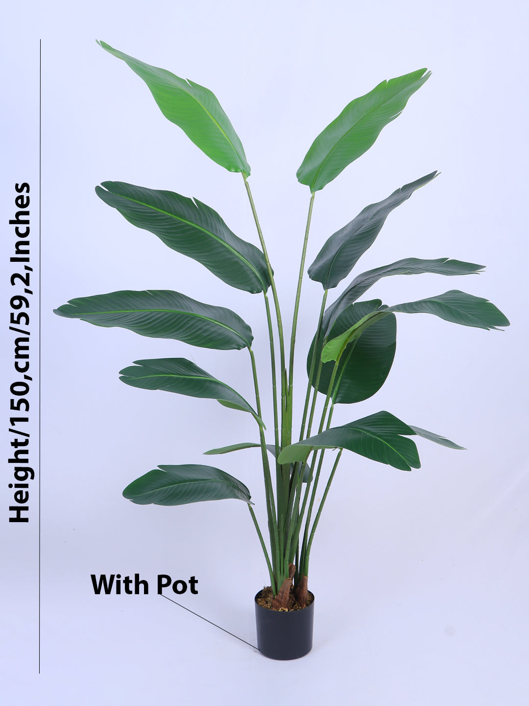 5Ft Artificial Bird of Paradise Tree in Pot