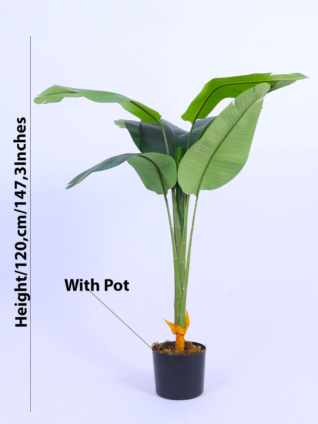 4fT Artificial Banana Plant with Pot