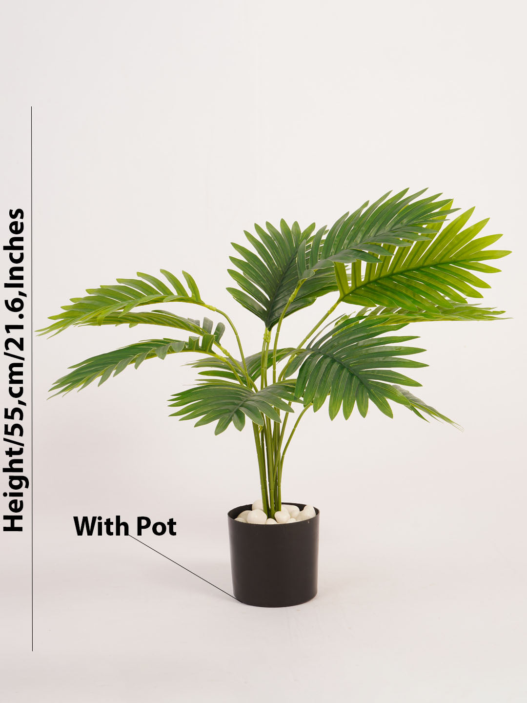 Artificial Areca Palm Tree - 55cm Tall