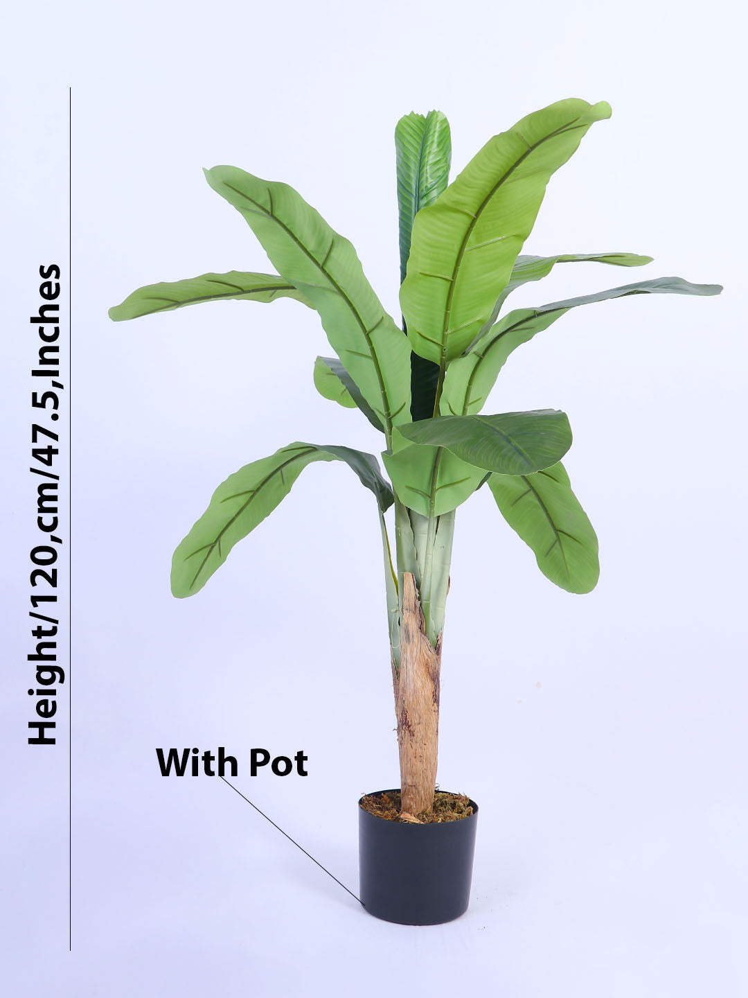 4Ft Artificial Bird of Paradise Plant in Pot