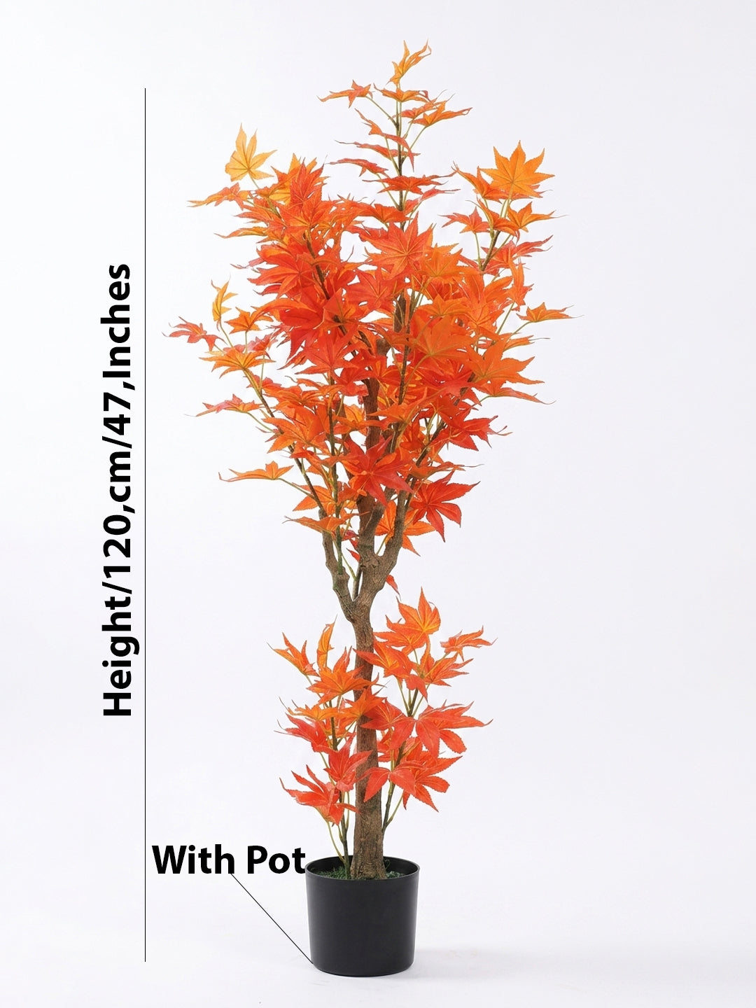 4Ft Artificial Japanese Maple Tree in Pot