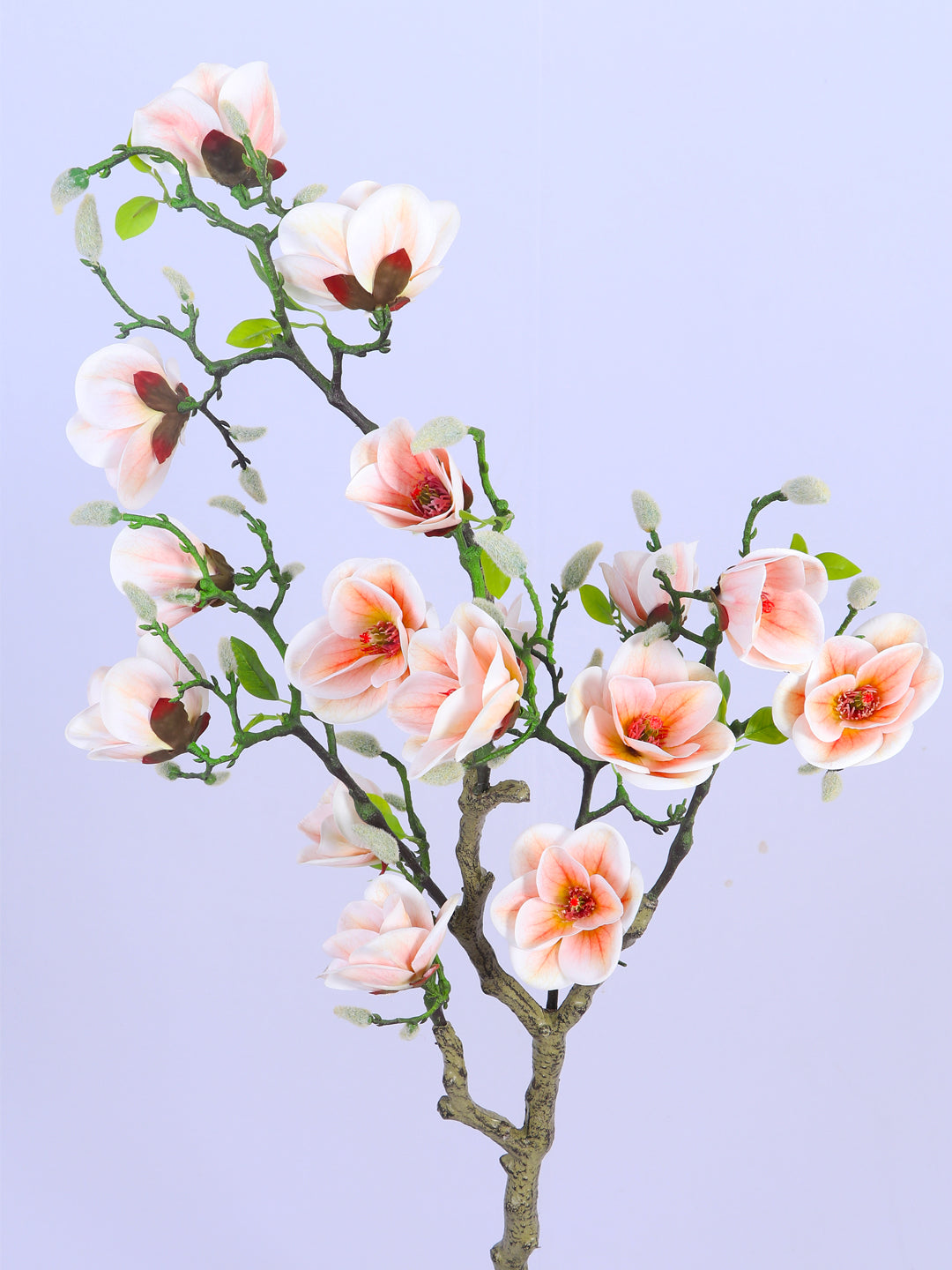 4Ft Artificial Pink Magnolia Flower Tree in Pot