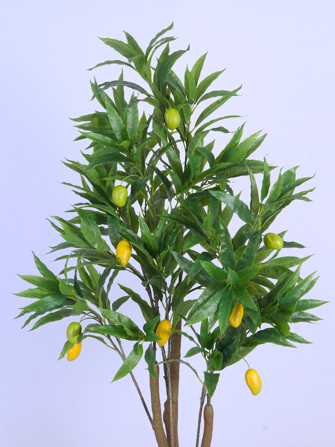 5FT Artificial Mango Plant with Black Pot,