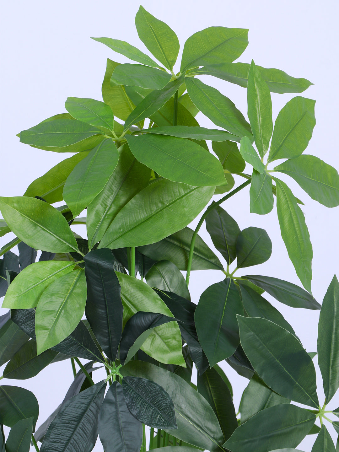 4Ft Artificial Pachira Money Tree Plant in Black Pot