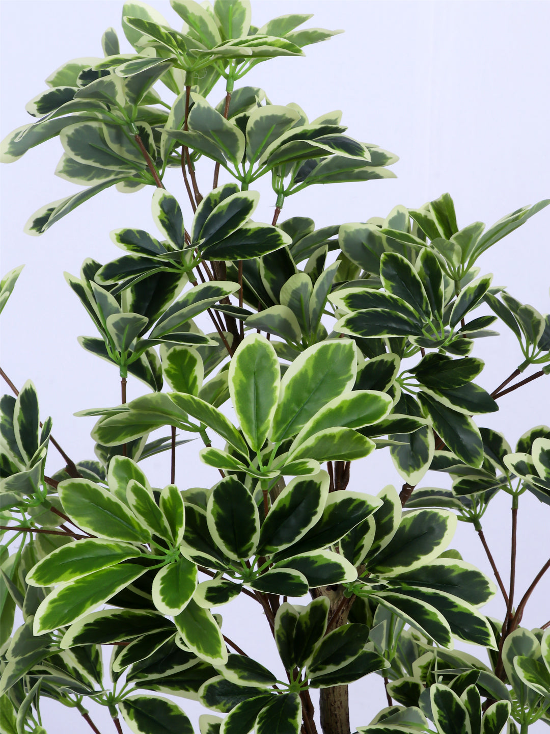 3.6Ft  Artificial Umbrella Schefflera Tree in Pot