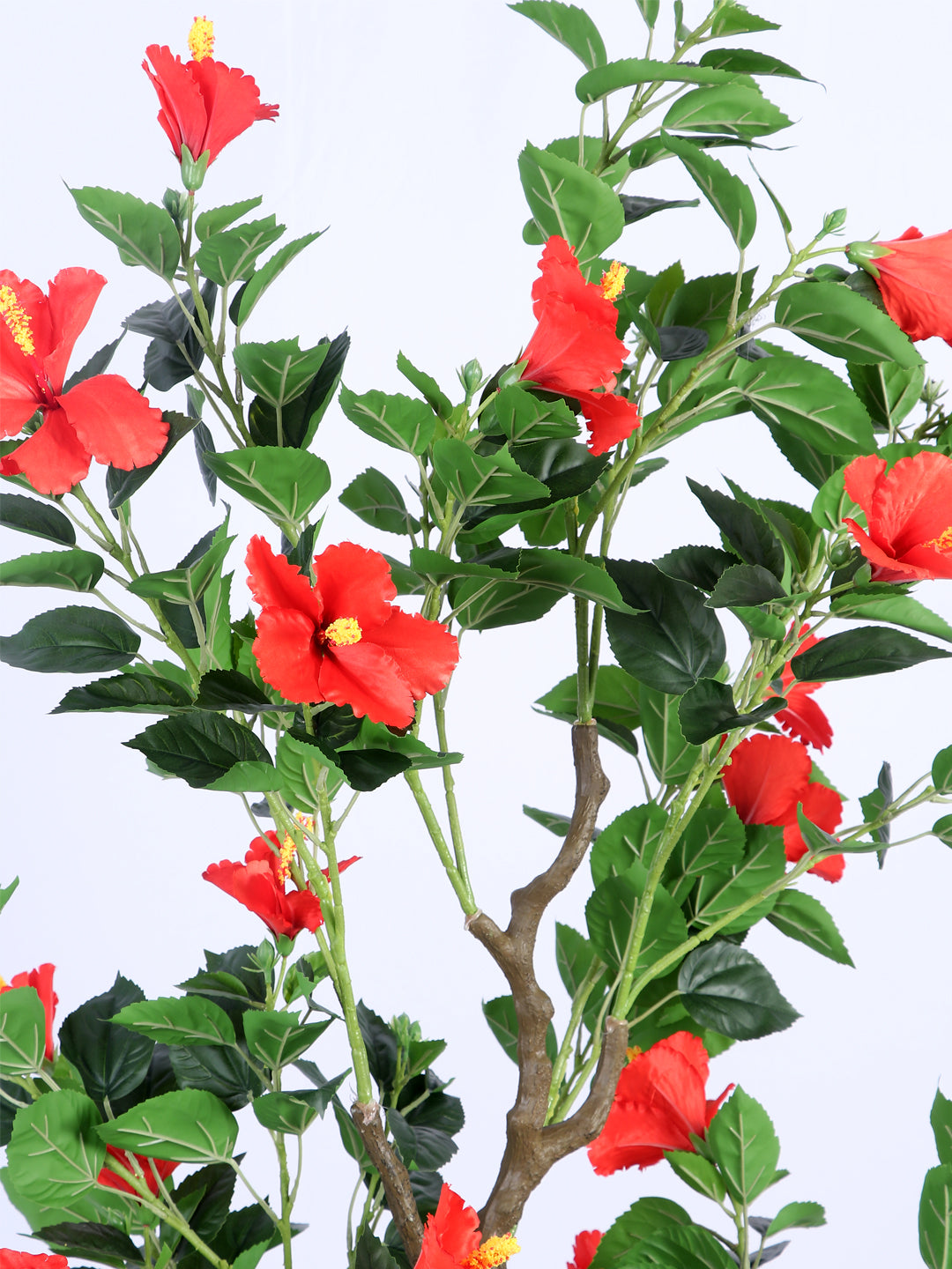 6Ft Artificial Hibiscus Flower Plant with Pot