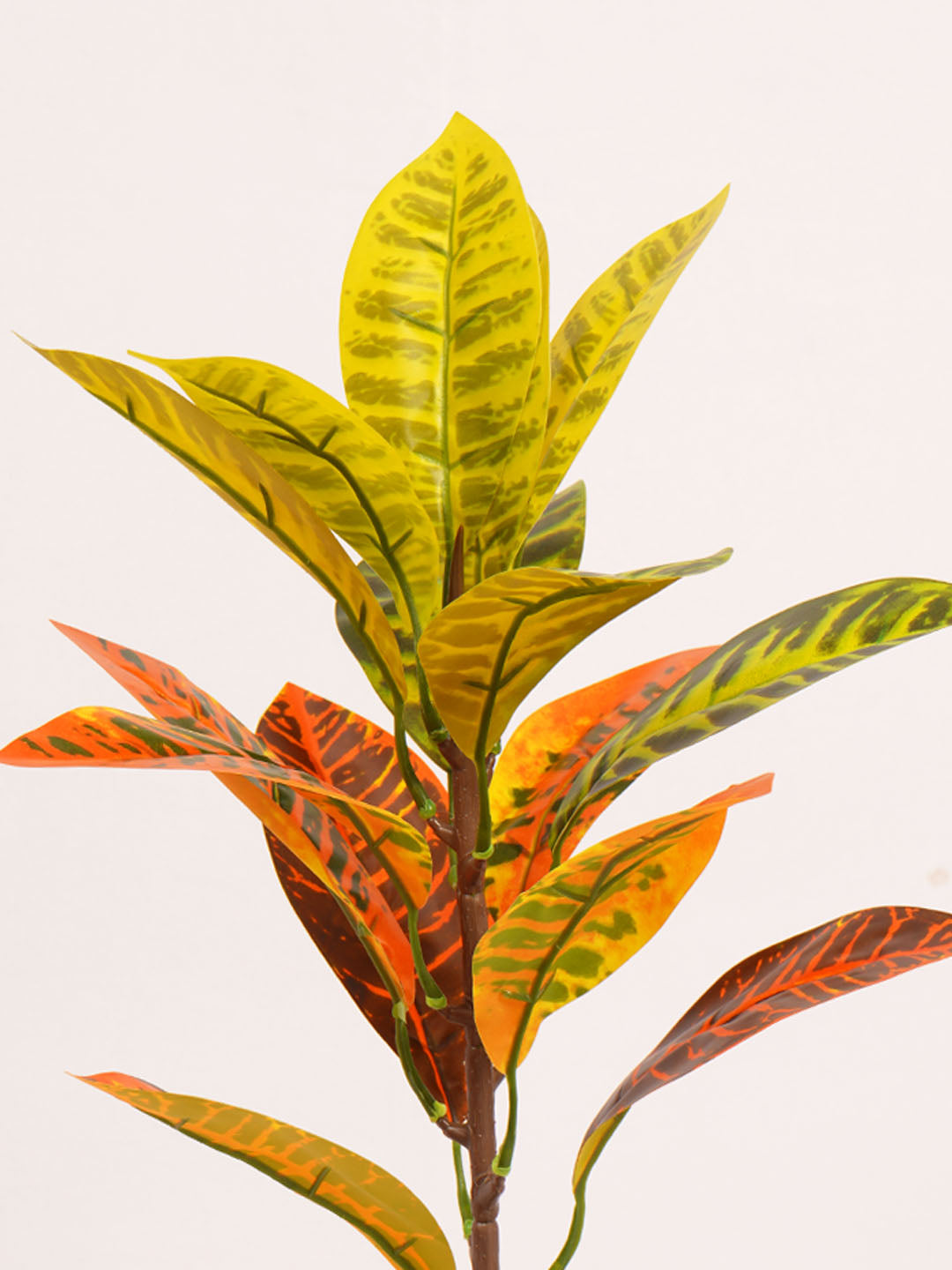 1.6Ft Artificial Croton Plant with Pot