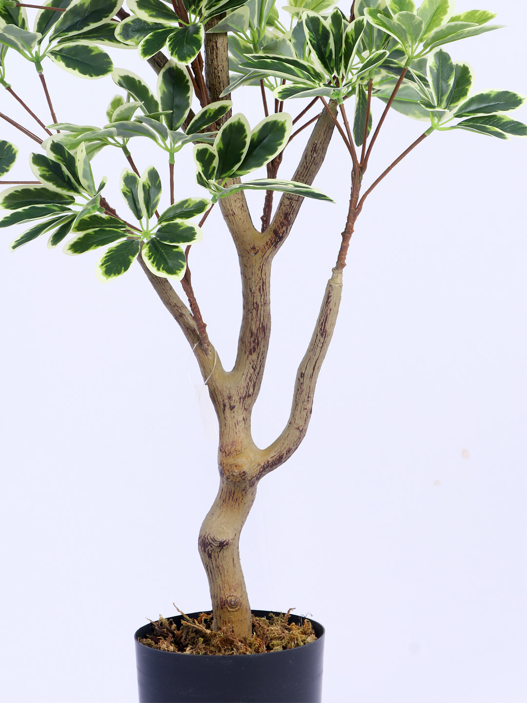 3.6Ft  Artificial Umbrella Schefflera Tree in Pot