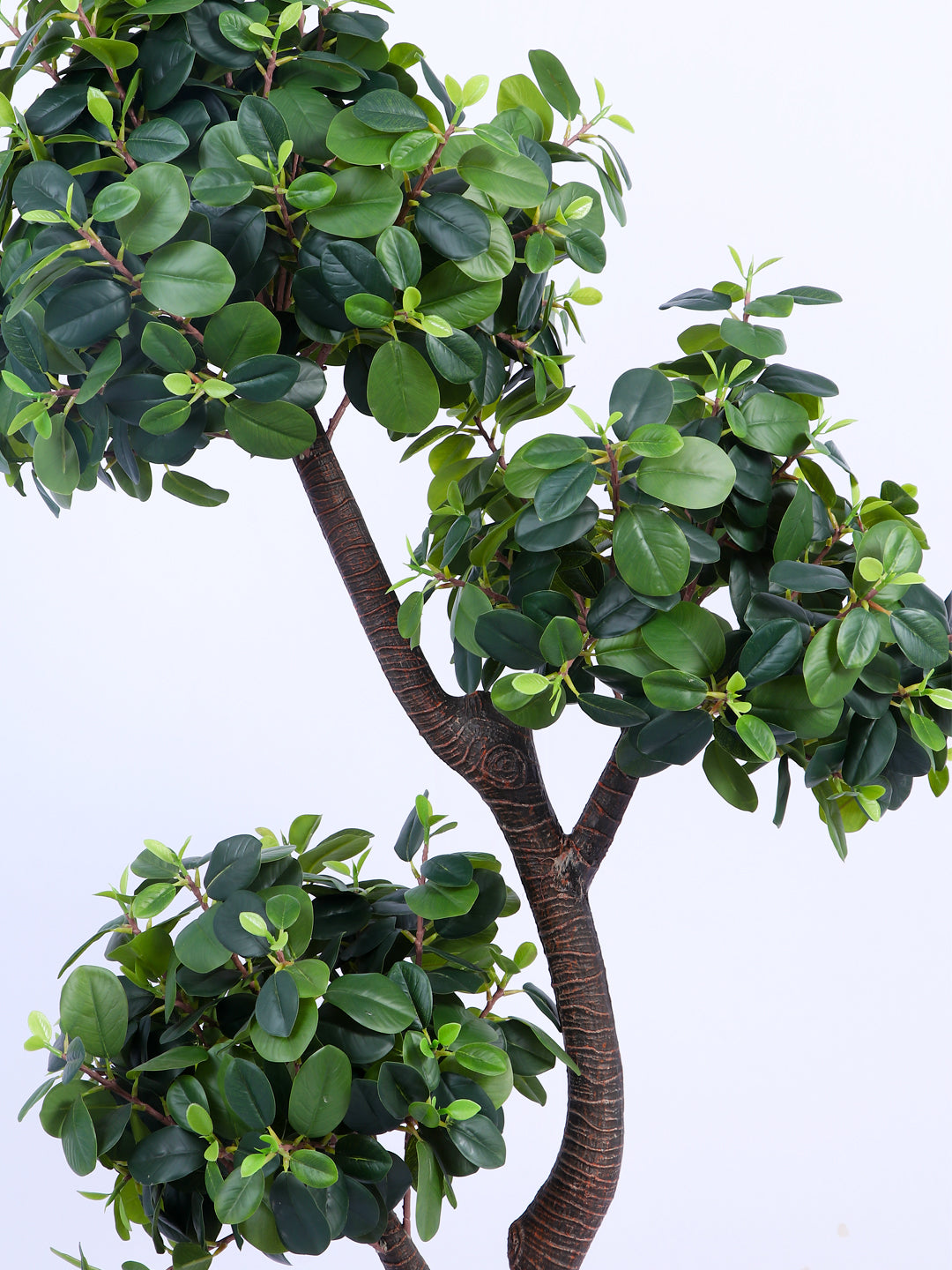 4Ft Artificial Sweet Bay Three Ball Topiary Tree in Pot