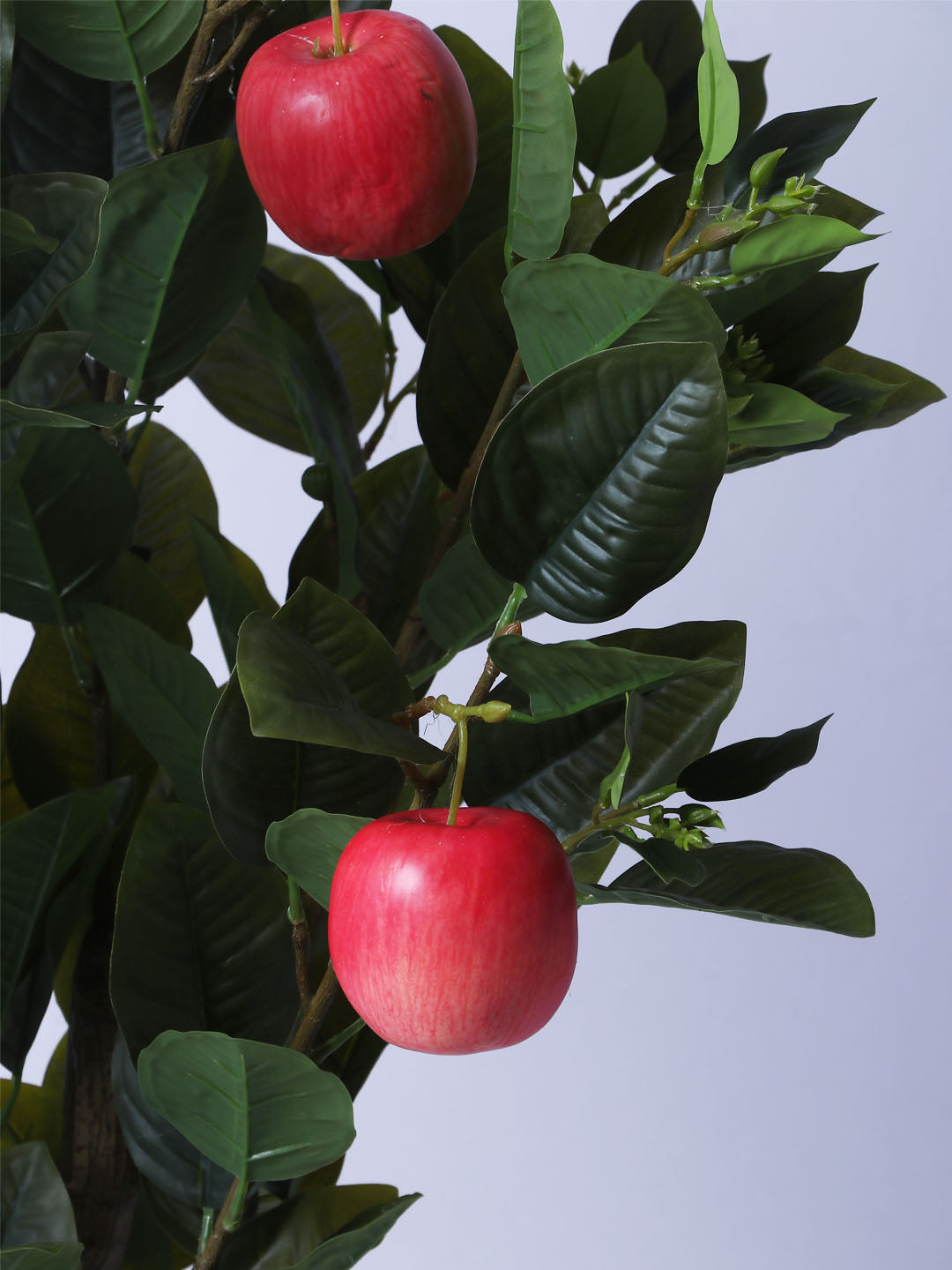 5FT Artificial Apple Plant with Red Fruits & Black Pot