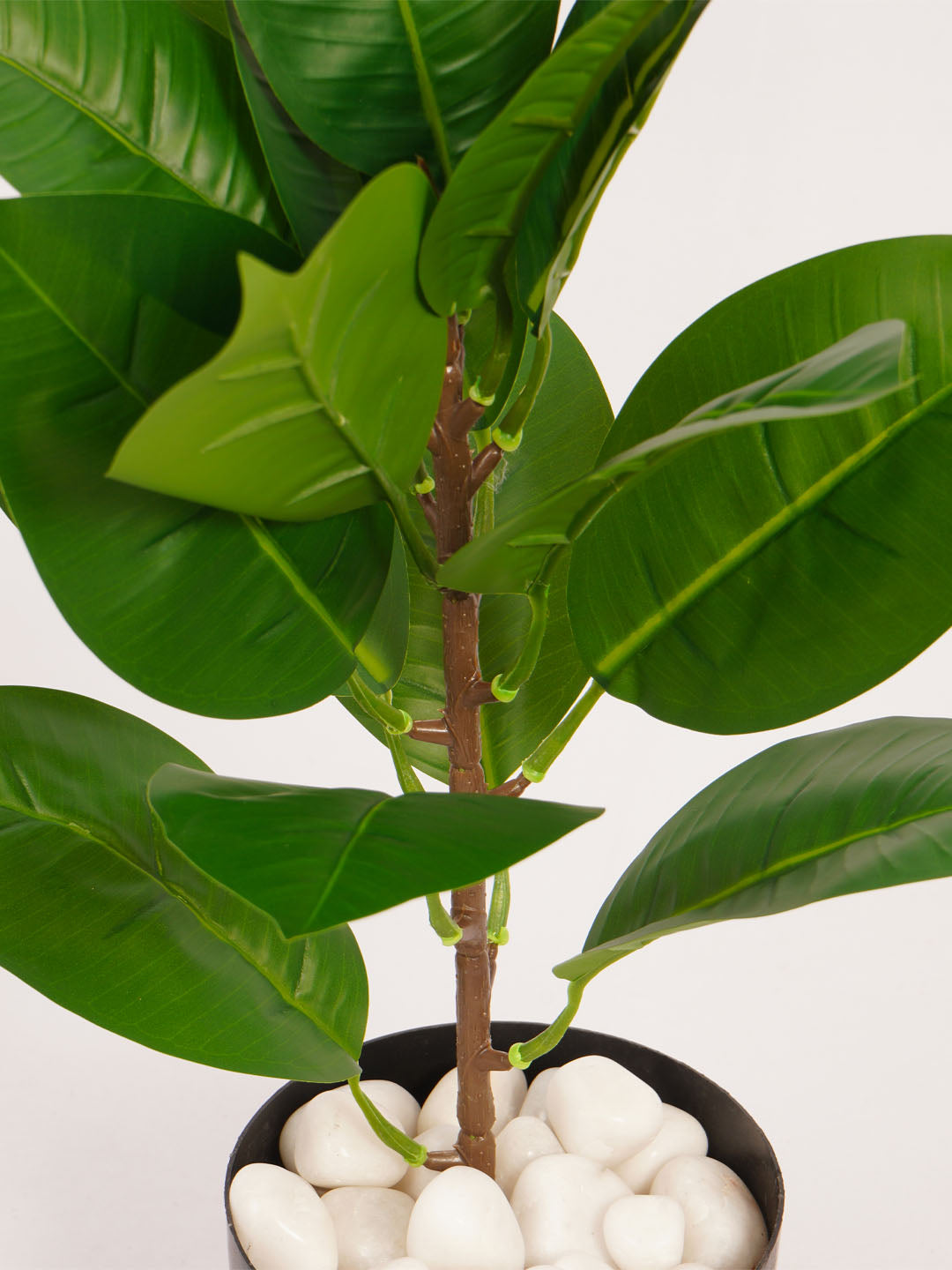 1.6Ft Artificial Croton Plant in Black Pot
