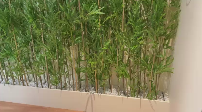 Load video: 6Ft Large Artificial Bamboo Tree