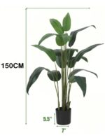 5ft Artificial Tree Bird of Paradise with Pot - Image 3