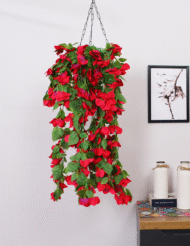 2.7Ft Artificial Hanging Bougainvillea Creeper Flowers (Pack of 2)