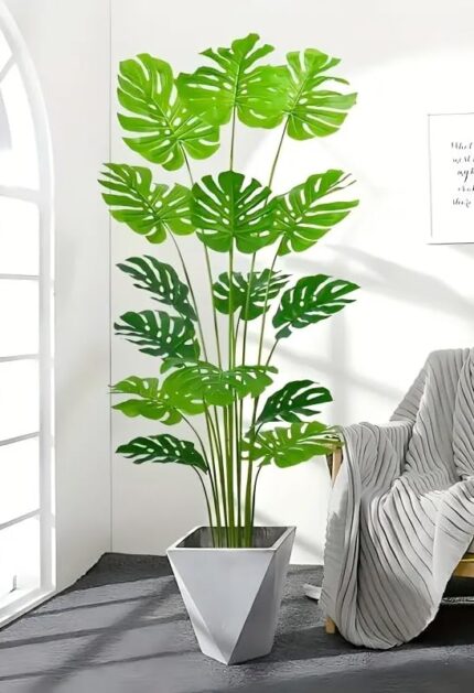 6fT Artificial Monstera Plant