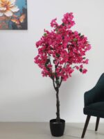 5.5FT Artificial Bougainvillea Flowers Plants with Pot