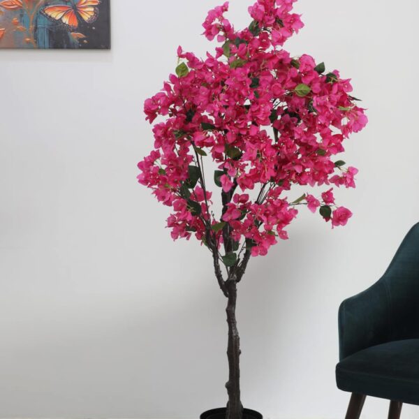 5.5FT Artificial Bougainvillea Flowers Plants with Pot