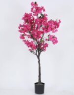 5.5FT Artificial Bougainvillea Flowers Plants with Pot - Image 2