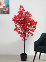5.5fT Artificial Bougainvillea Flowers Plants with Pot