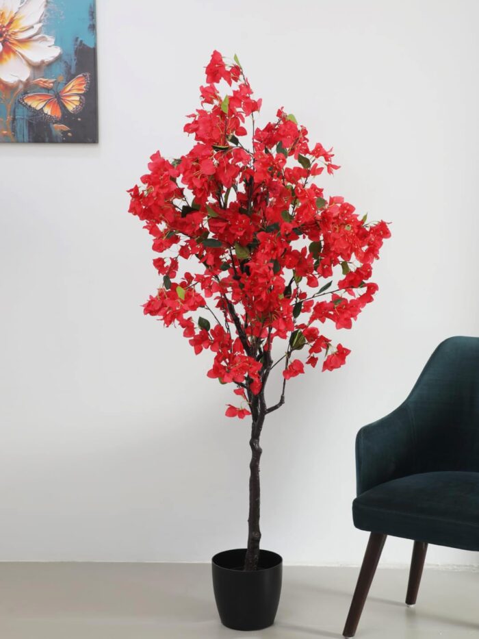5.5fT Artificial Bougainvillea Flowers Plants with Pot