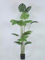 5.Ft Artificial Monstera Plant With Pot - Image 3