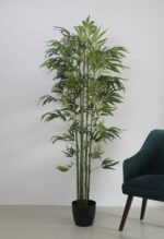 6ft Artificial Green Bamboo Plant With Pot