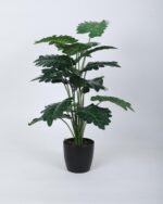 Artificial Philodendron Plant with Pot - Image 2