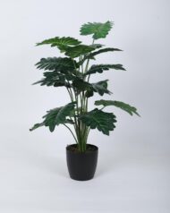 Artificial Philodendron Plant with Pot - Image 2