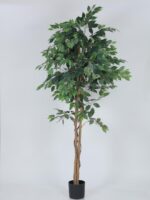 6.Ft Artificial Ficus Trees with Pot - Image 2
