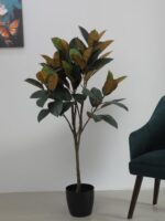 5.2Ft Artificial Rubber Plants with Pot