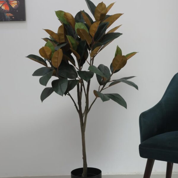 5.2Ft Artificial Rubber Plants with Pot