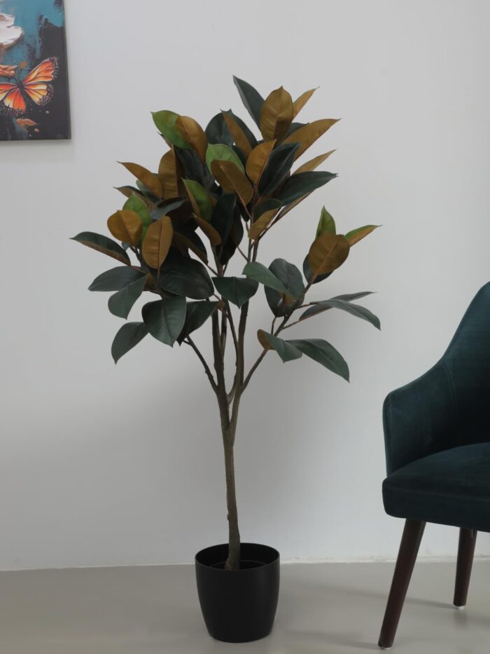 5.2Ft Artificial Rubber Plants with Pot