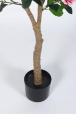 5.Ft Artificial Camellia Rose Flowers Plants - Image 2