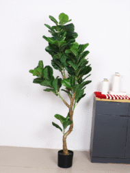 5ft Artificial Fiddle Leaf Fig Tree with Pot