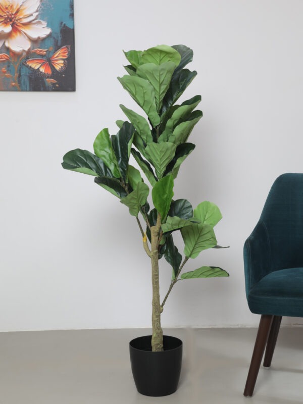 4Ft Artificial Fiddle Leaf Fig Plants with Pot