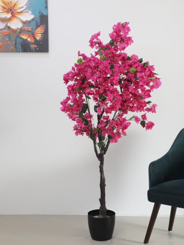 5.2Ft Artificial Bougainvillea Flower Plants with Pot