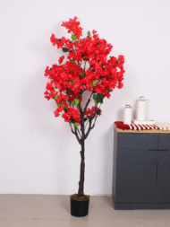 5.5Ft Artificial Bougainvillea Tree with Pot