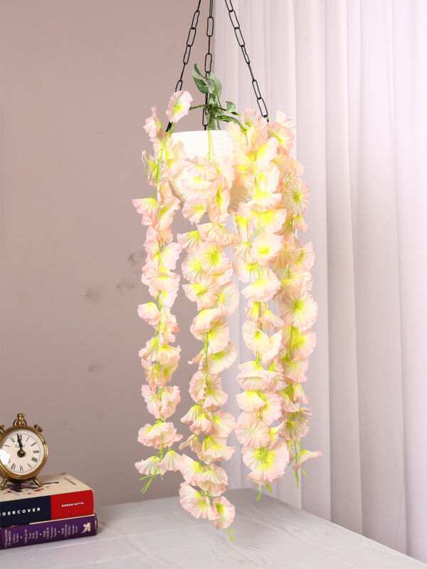 Artificial Morning Glory Flowers Bush