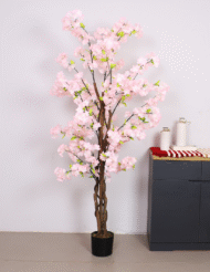 6Ft Artificial Blossom Flowers Plant Trees with Pot
