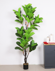 6ft Artificial Fiddle Leaf Fig Tree with Pot