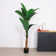 5.4Ft Artificial Banana Plant Trees with Pot