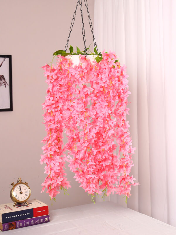2.2Ft Artificial Hanging Orchid Flowers Bunch Pack Of 2