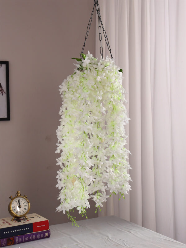 2.2Ft Artificial Hanging Orchid Flowers Bunch Pack Of 2