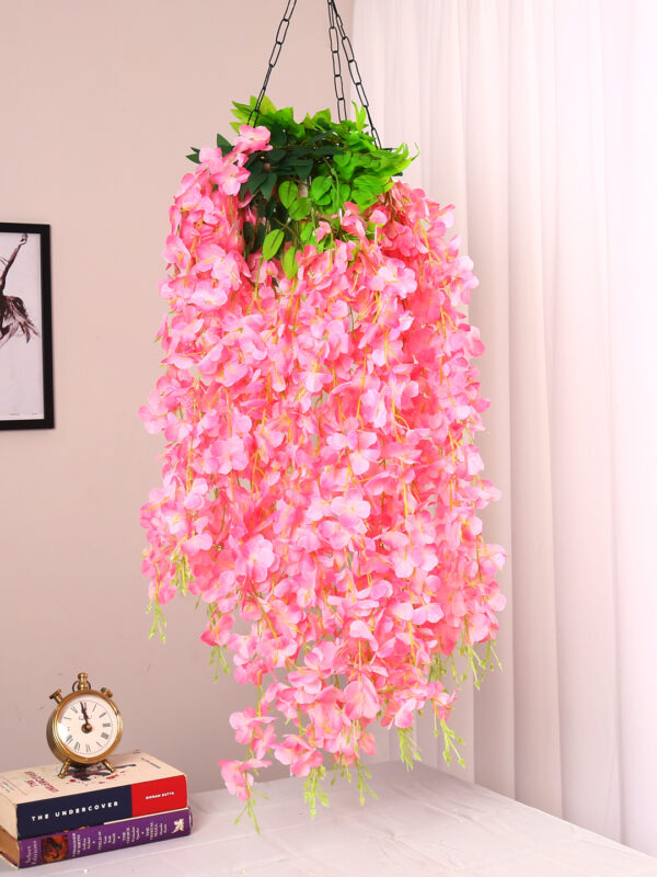 2.9Ft Artificial Hanging Orchid Flowers Bunch Pack Of 12