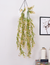 2.2Ft Artificial Hanging Green Creeper Plants Pack Of 2