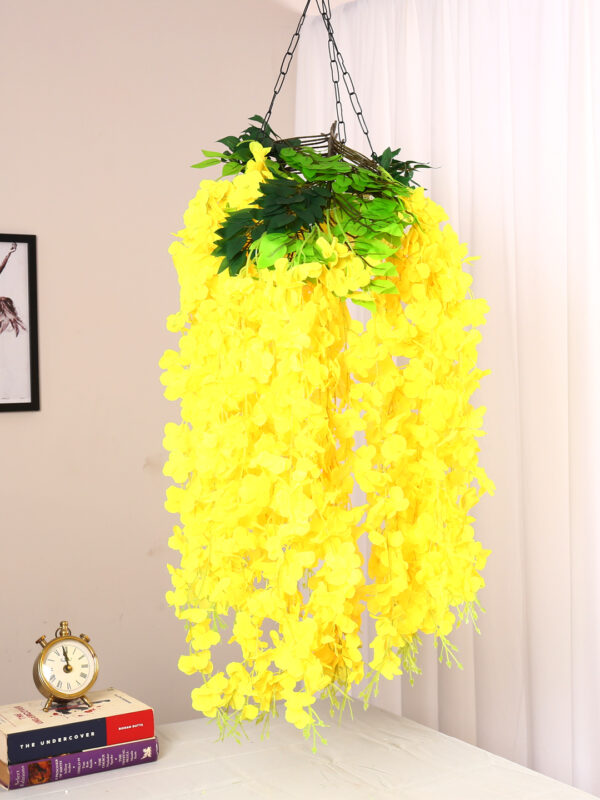 2.9Ft Artificial Hanging Orchid Flowers Bunch Pack Of 12