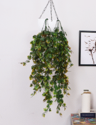 2.6Ft Artificial Hanging Green Creeper Plants Pack Of 2
