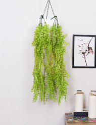 2.6Ft Artificial Hanging Green Creeper Plants Pack Of 2