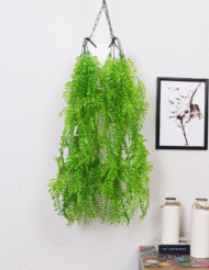2.6Ft Artificial Hanging Green Creeper Plants Pack Of 2