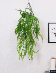 2.9Ft Artificial Hanging Green Creeper Plants Pack Of 2